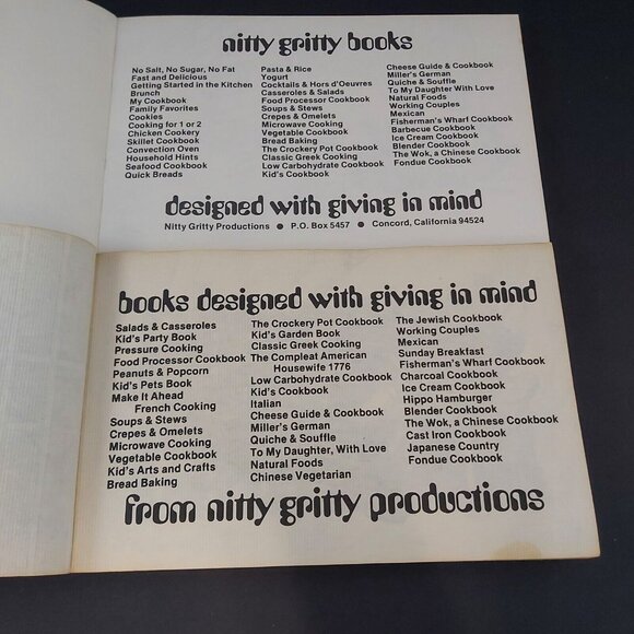Nitty Gritty Productions 1970s - The Wok Chinese - Charcoal BBQ - Cookbooks Set - Picture 9 of 12